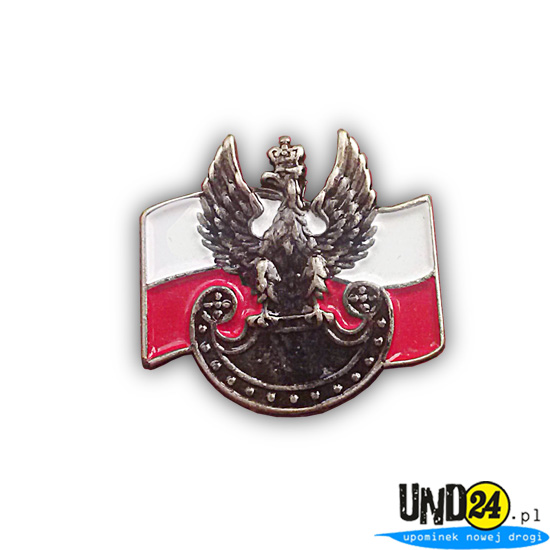 Znaczek - Pins - Przypinka - Flaga Polski - Orzeł - Polska